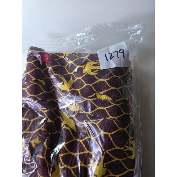 YAK PAK Brown Yellow Bird Flying Shopping Beach Large 16" Tote Bag - Picture 13 of 13